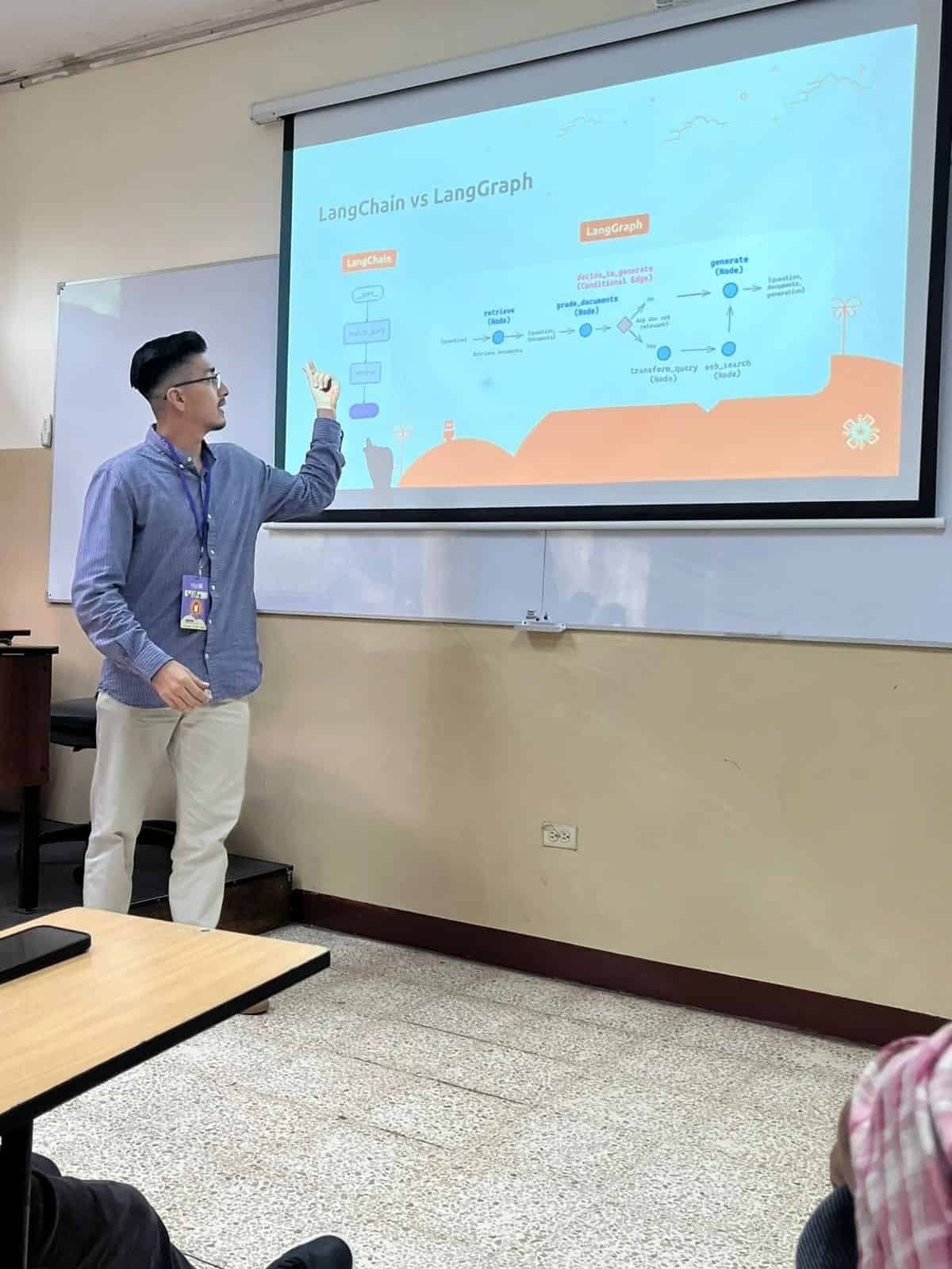 Speaking about scalable agent architectures at FLISOL 2025