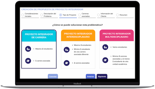 System for managing ESPOL thesis projects